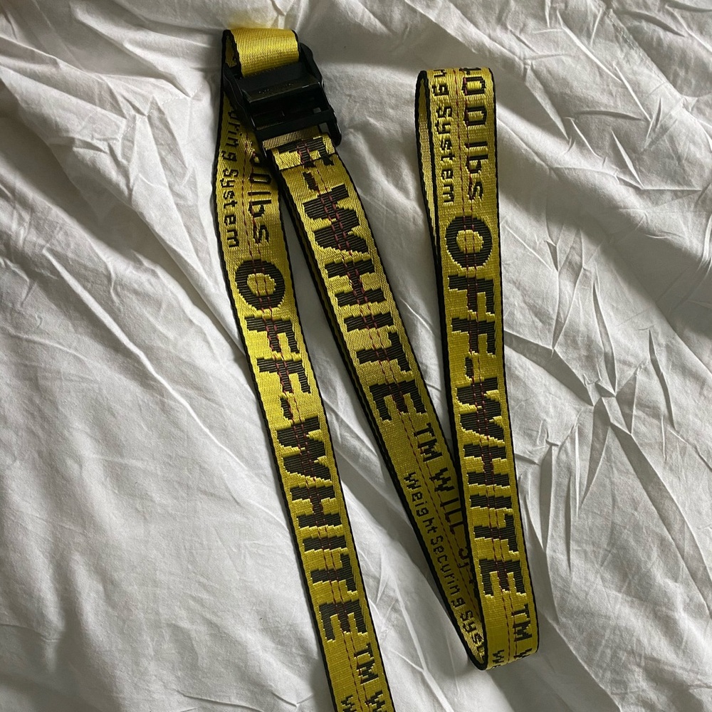 Off - White Yellow Black belt